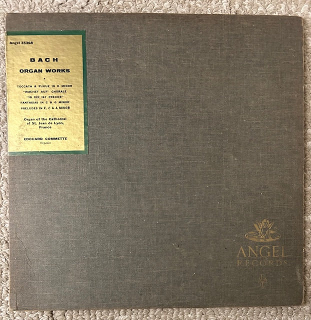 Bach Organ Works (LP, Angel 35368, 1955)