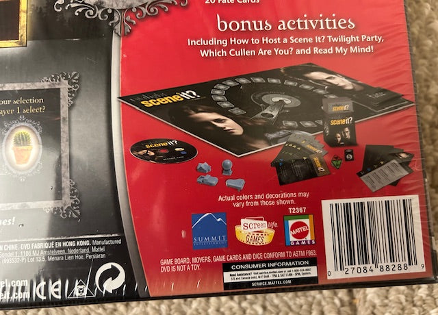 TWILIGHT - SCENE-IT? GAME (Mattel, 2009, NEW)