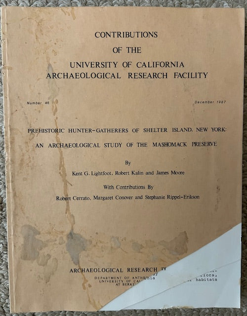 Contributions of the University of California Archaeological Research Society, Number 46, December 1987 (PB, Archaeological Research Facility, U of California, 1987)