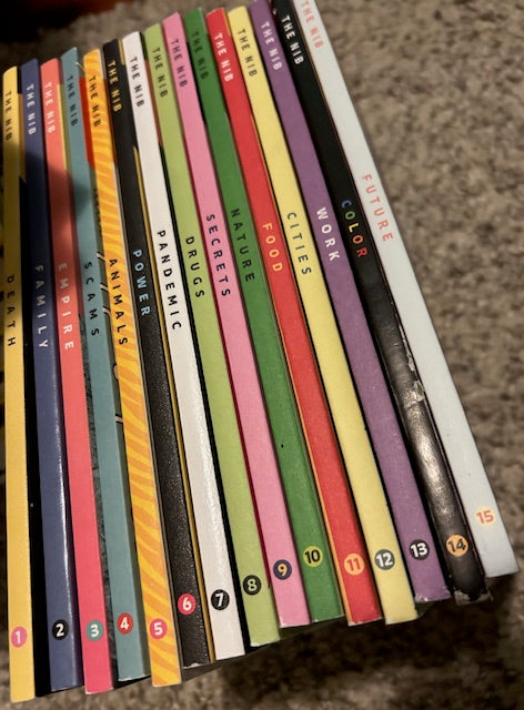 THE NIB (Volumes 1-15, Complete Set) edited by Matt Born (2018-2023)