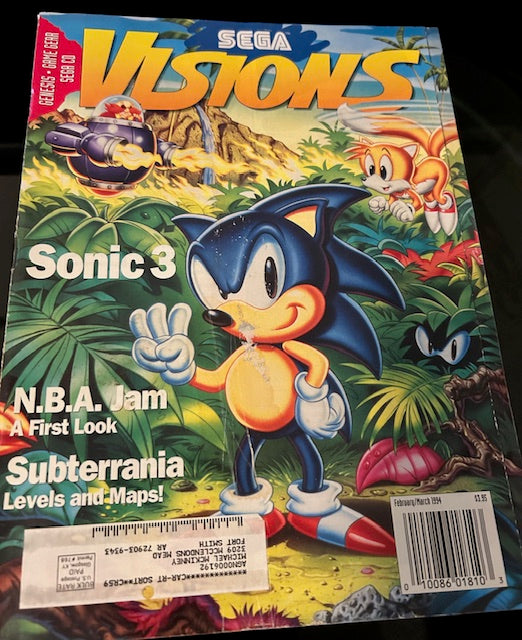 Sega VISIONS, February/March (Chris Garske/SEGA, 1994, Periodical) by Nic Lavroff, Editor-in-Chief