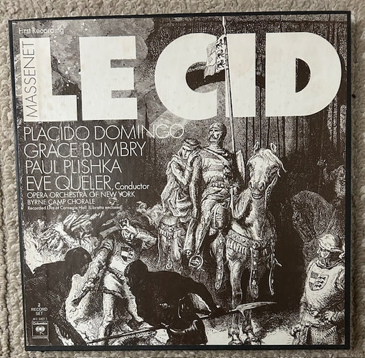 Le Cid by Jules Massenet (Columbia Masterworks, M3 34211) [Vinyl Boxed Set]