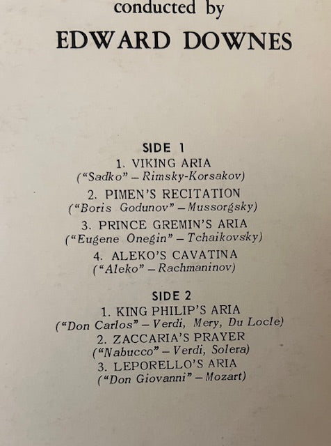 Nicolai Ghiaurov: Bass Arias From Russian & Italian Operas (LP, London, OS 25769 Stereo)