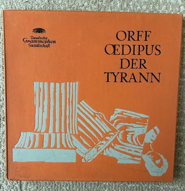Carl Orff: Oedipus Der Tyrann/Oedipus Tyrannus (LP Boxed Set, Deutsche Grammophon, Stereo 139251/53, 1967)