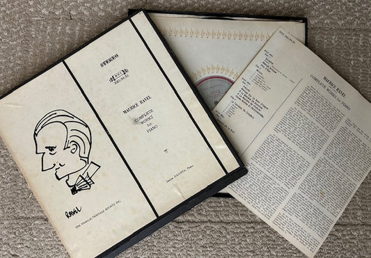 Ravel:  Complete Works for Piano; Janine Dacosta/Piano (Boxed Set LPs, Musical Heritage Society, MHS 3083/84/85 Stereo, 1975)