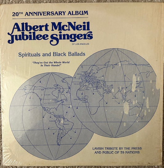 Albert McNeil Jubilee Singers of Los Angeles - Spirituals and Black Ballads, 20th Anniversary Album (LP, 1984)