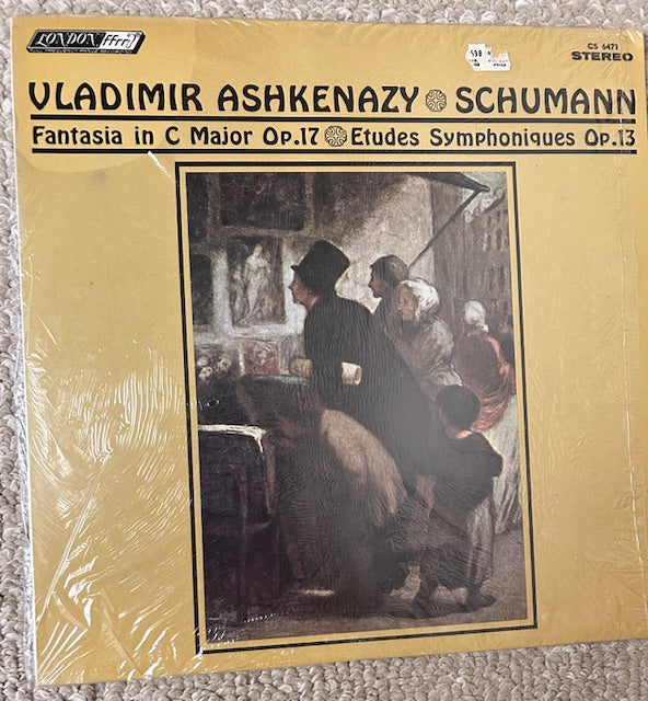 Vladimir Ashkenazy - Schumann, Fantasia in C Major Op. 17 / Etudes Symphoniques Op. 13 (LP, London ffrr, CS 6471 Stereo, 1965)